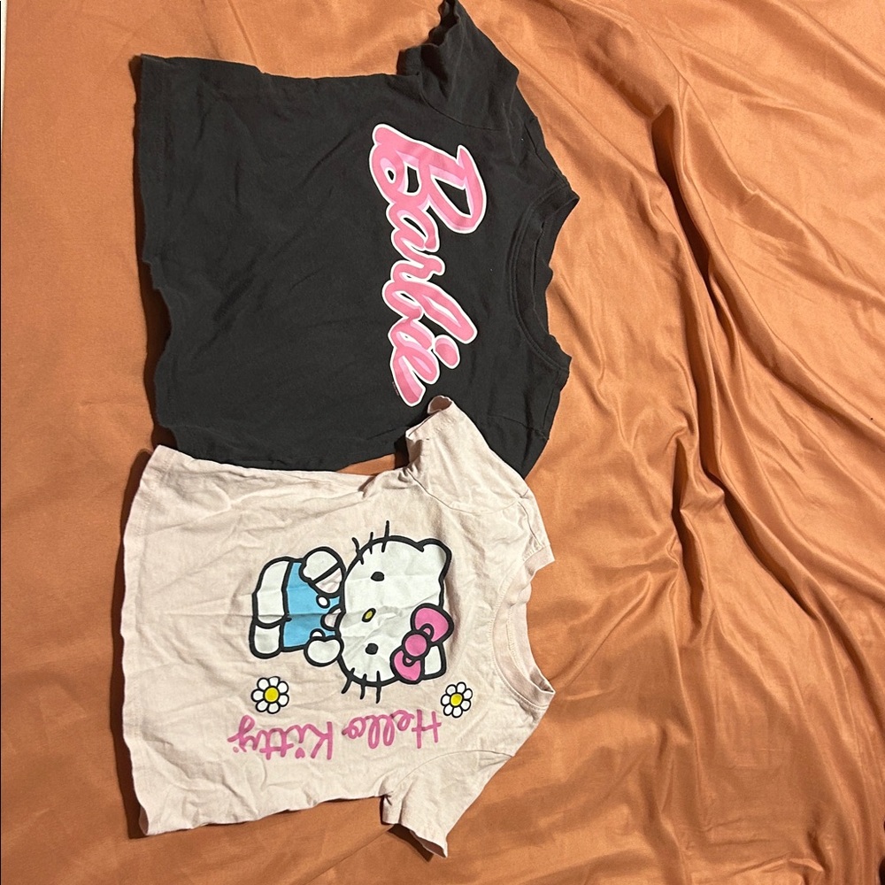 Barbie and Hello Kitty T-Shirts